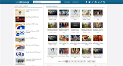 Desktop Screenshot of livedramas.com